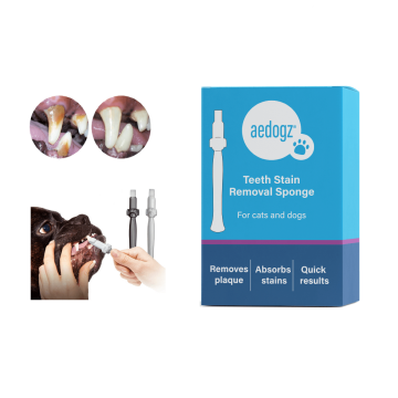 AE Dogz Stick dentaire et éponge blanchissante