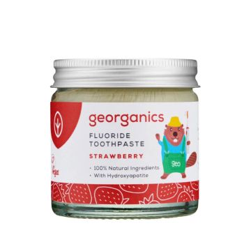 Dentifrice pour enfants Georganics avec fluorure (pot)