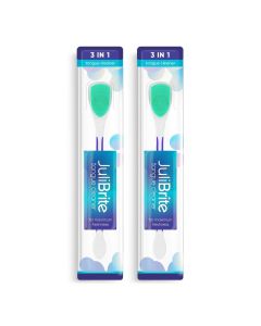 JuliBrite Nettoyeur de Langue 2-Pack (Vert)