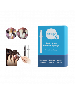 AE Dogz Stick dentaire et éponge blanchissante