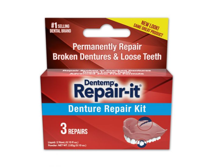 Dentemp Kit Réparation de Prothèses Dentaires (3 pcs.)